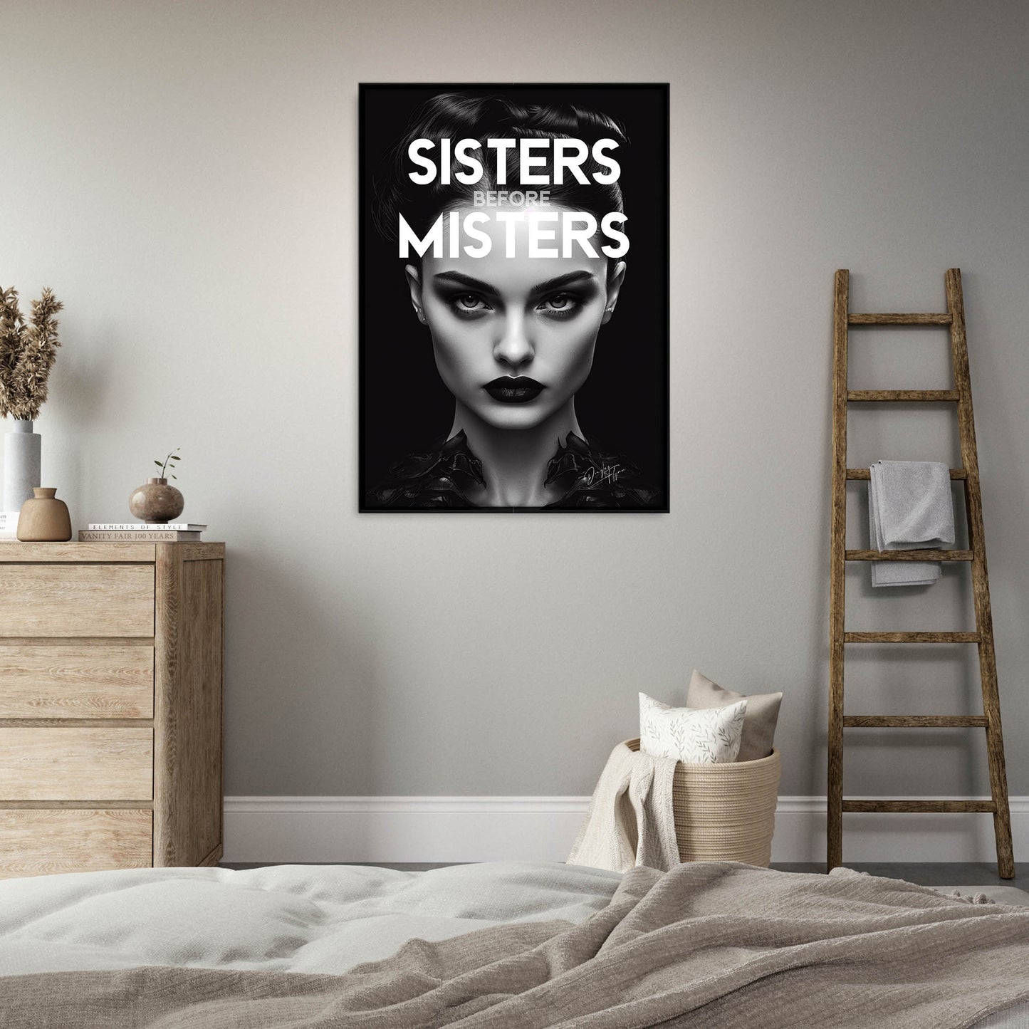 »Sisters Before Misters« retro poster