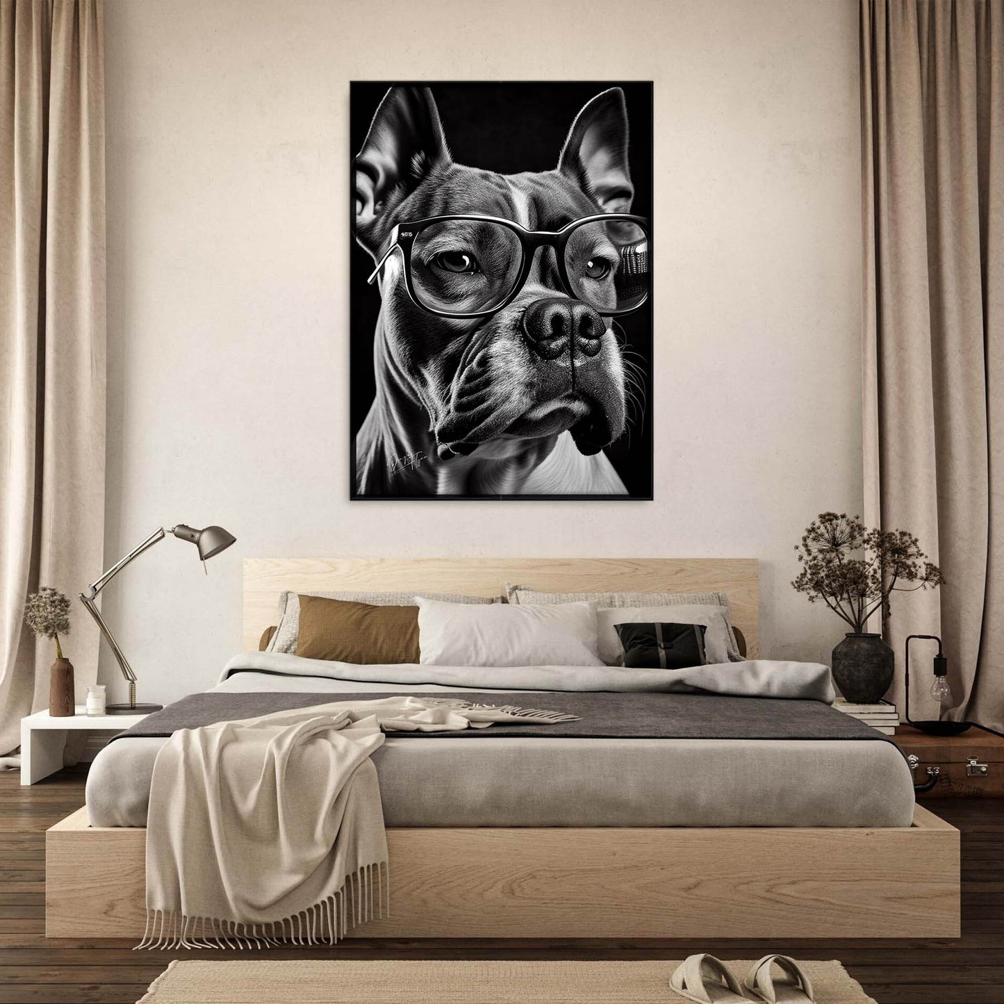 »Stylish Canine« retro poster