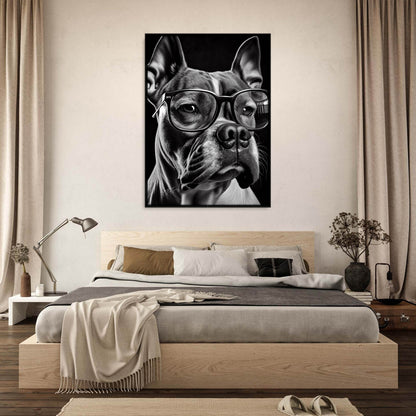 »Stylish Canine« retro poster