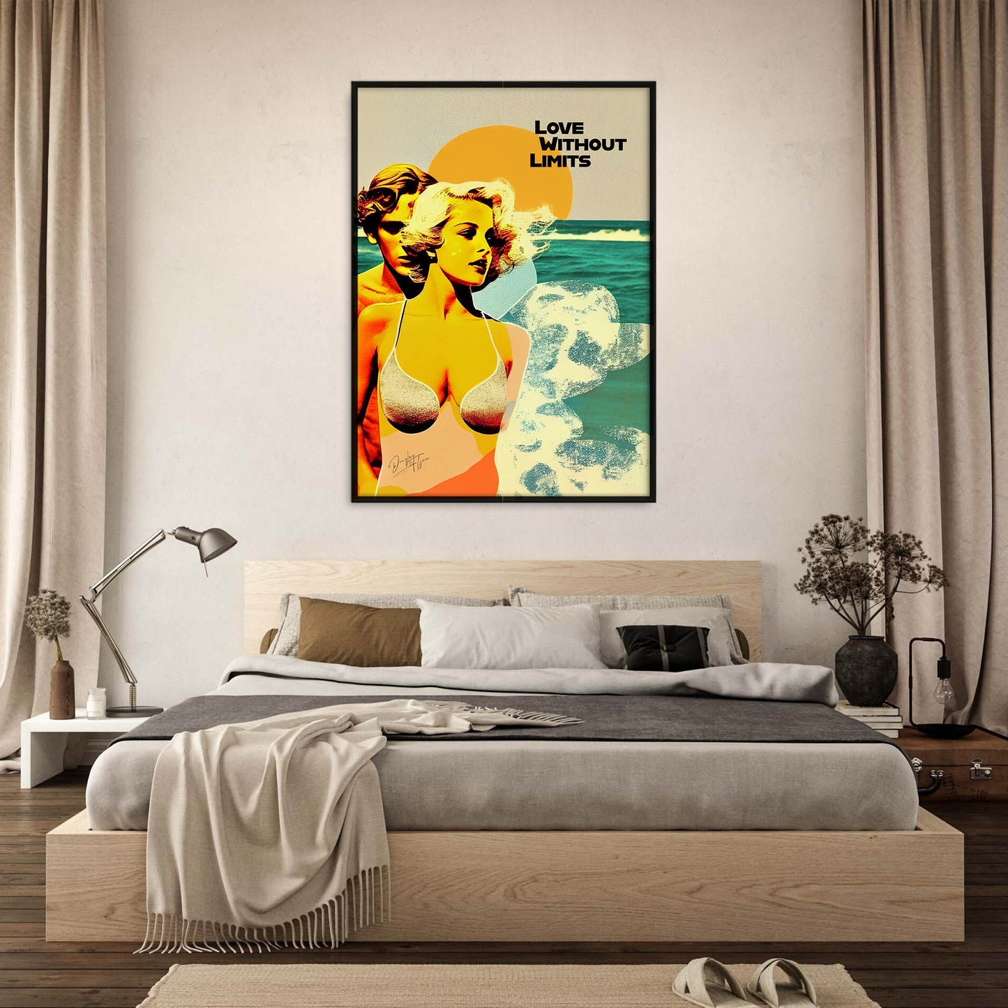 »Love Without Limits«retro poster