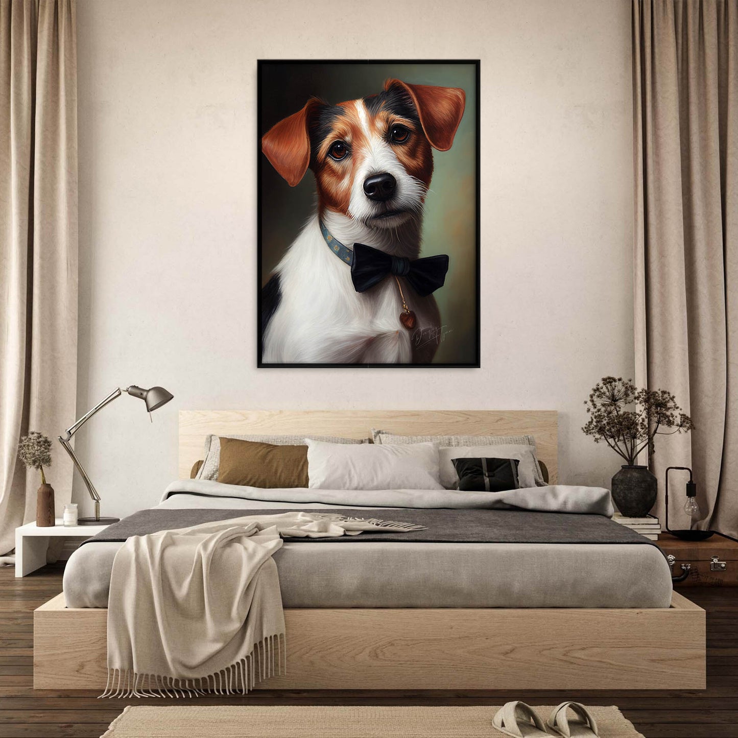 »Jack Russell Terrier med rosett«