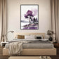 »Purple Serenity« retro poster