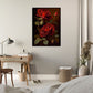 »Soft and Serene Flowers« retro poster