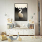 »Swan Float And Brood« retro poster