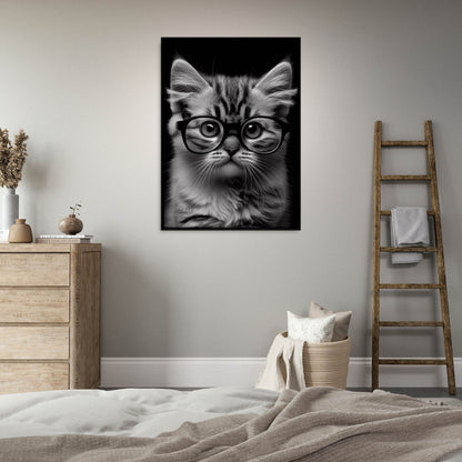 »Wise Whiskers« retro poster