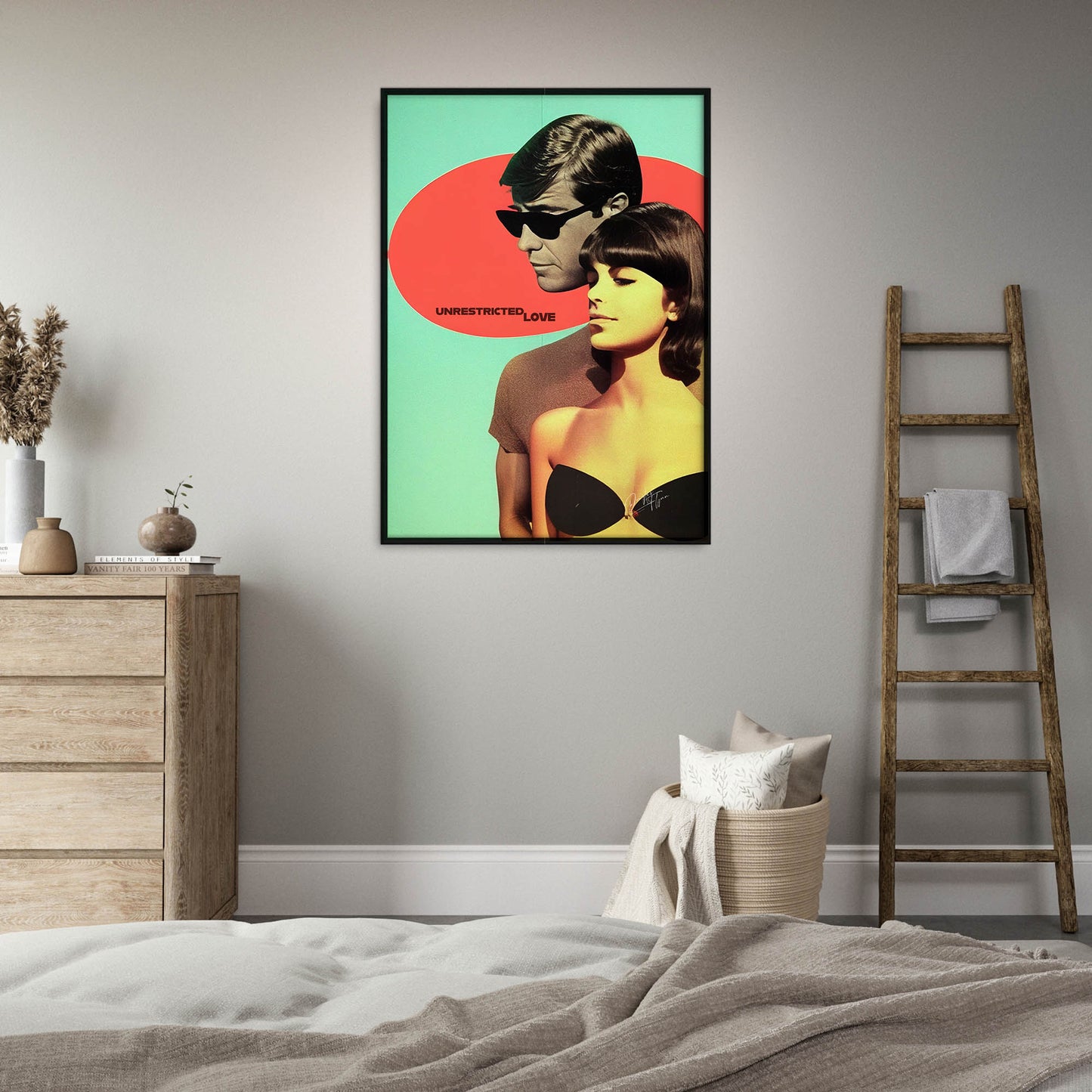»Unrestricted Love«retro poster