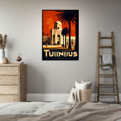 »Tunis, travel poster no 2« retro poster