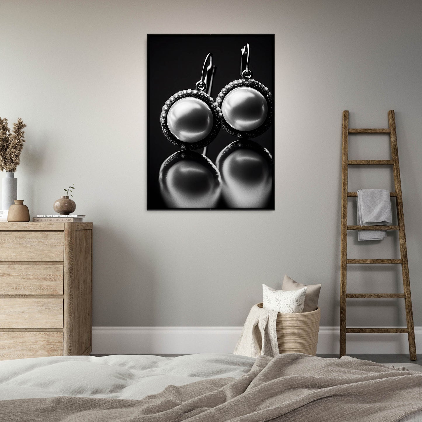 »Texture and Pearls« poster