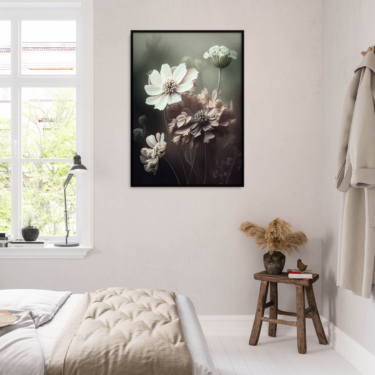 »White Petals« designposter