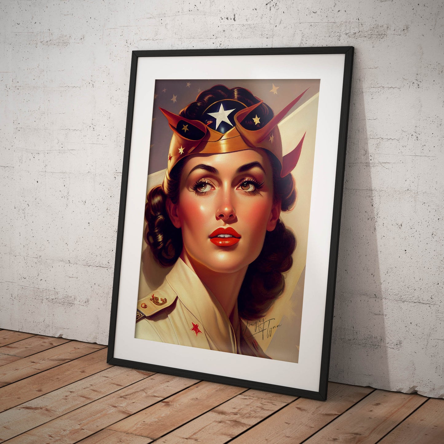 »Captain Freedom« retro poster