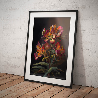 »A Bouquet of Love« retro poster