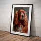 »Cocker Spaniel med rosett«