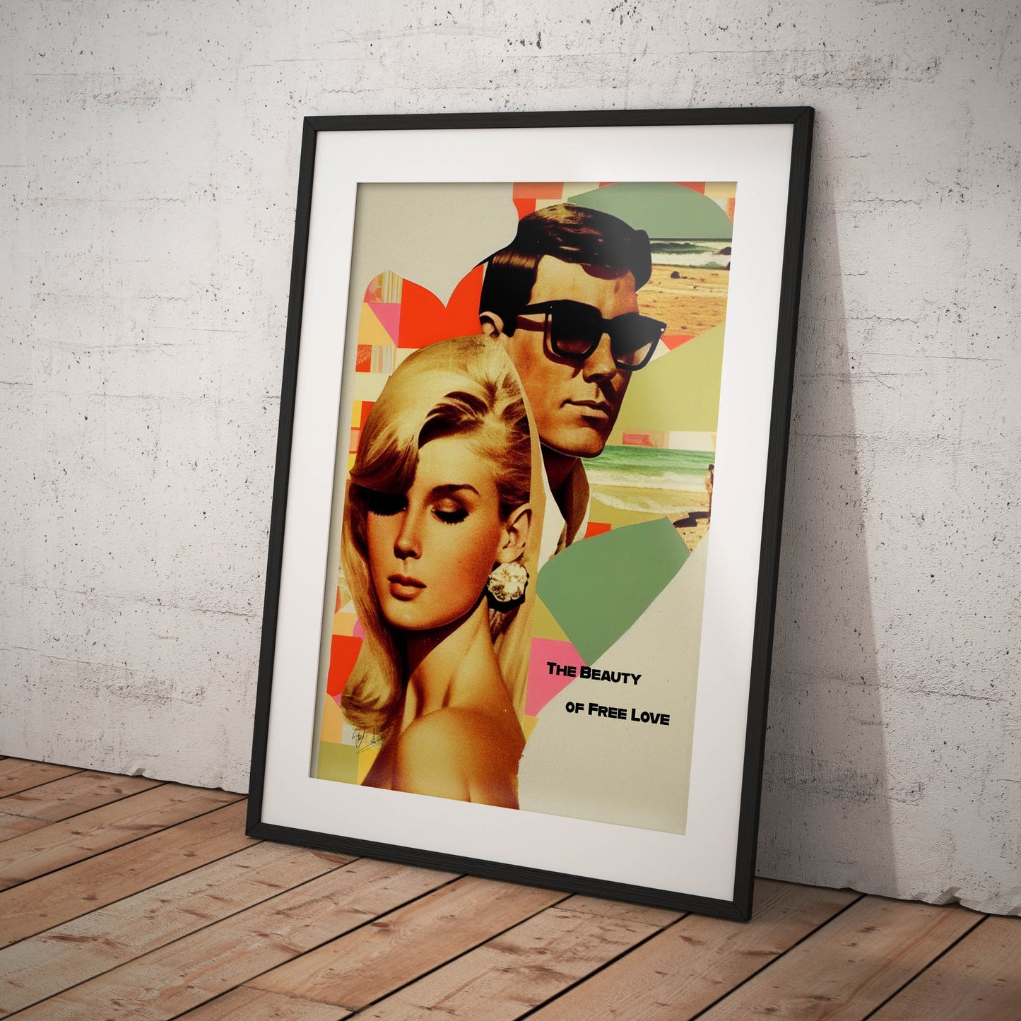 »The Beauty of Free Love«retro poster