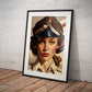 »Let me be your wingman« retro poster