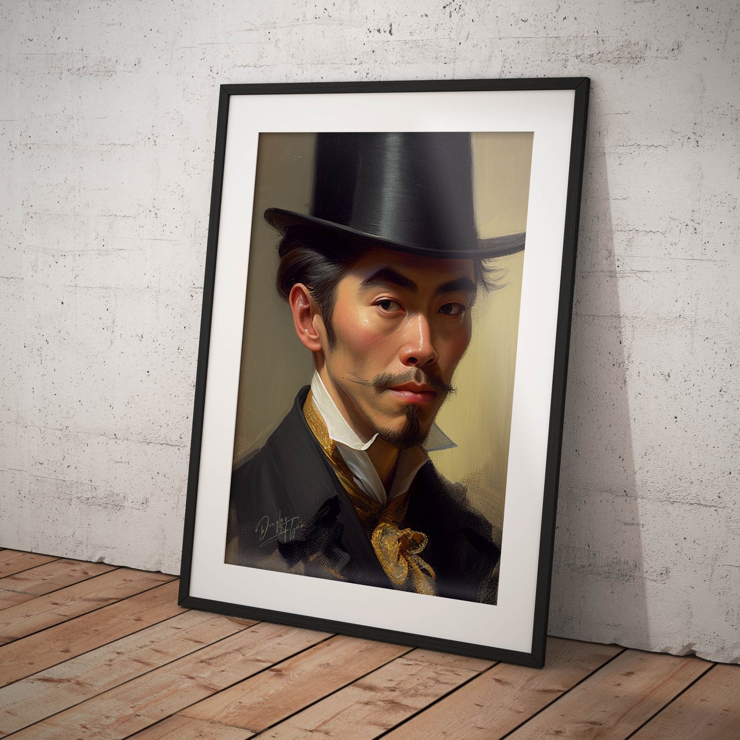 »Classic in Hat«retro poster