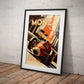 »Classics on the Track« retro poster