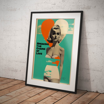 »Breaking the Chains of Love«retro poster