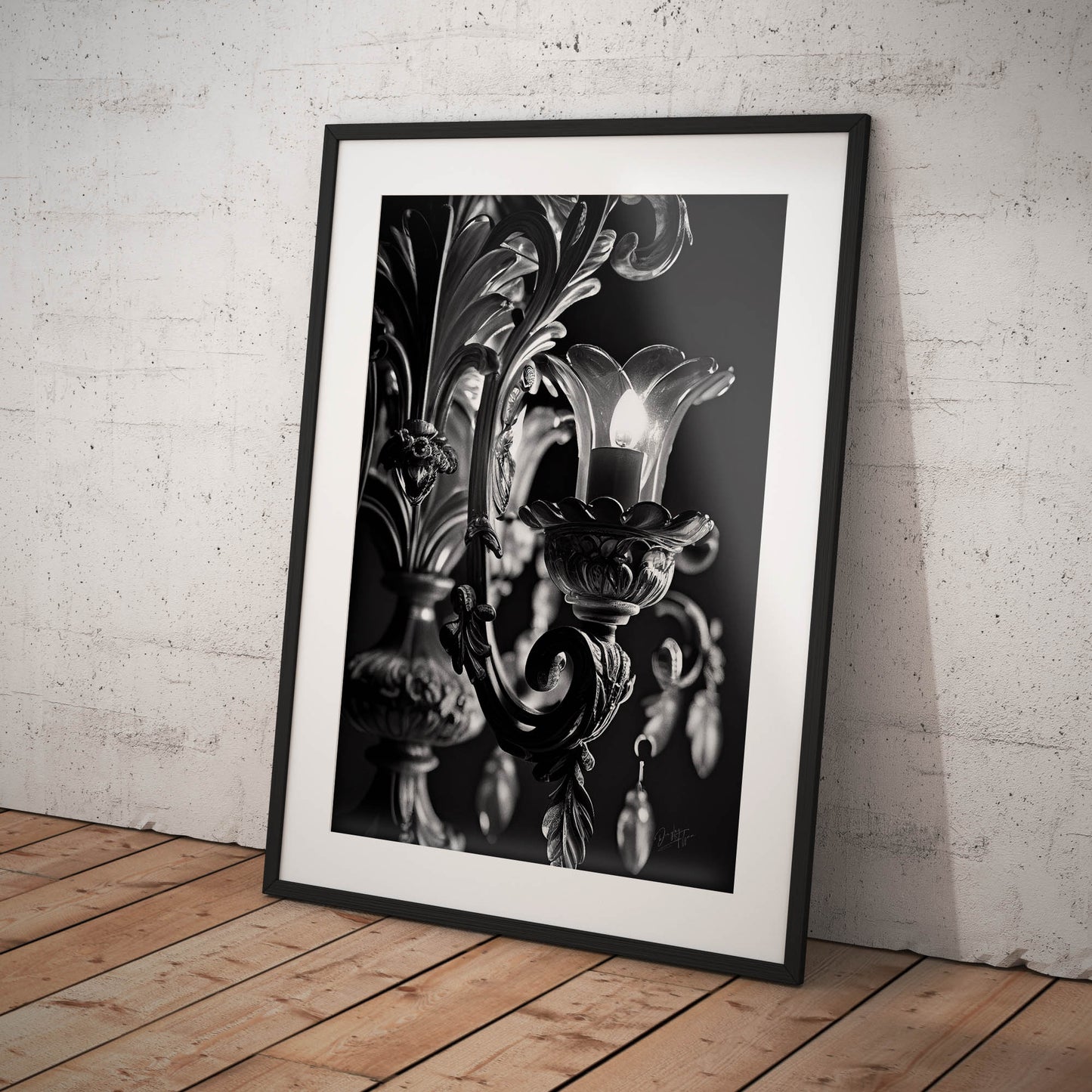 »Chandelier Reflections« poster