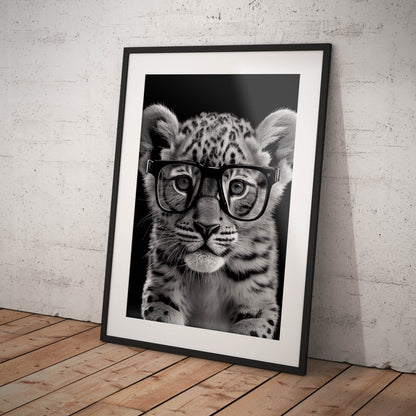 »Brainy Bengal« retro poster