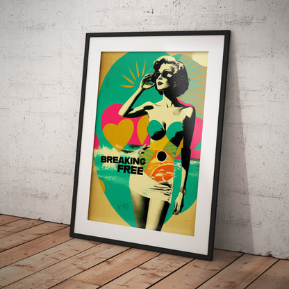 »Breaking Free«retro poster