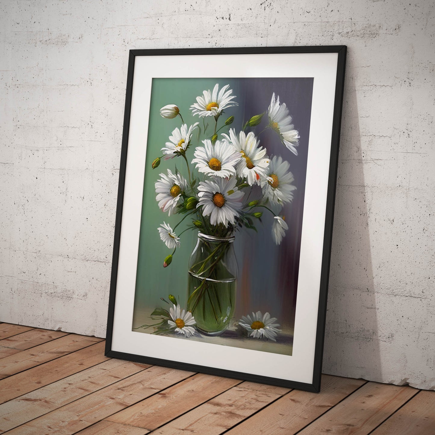 »Elegant Blooms« retro poster