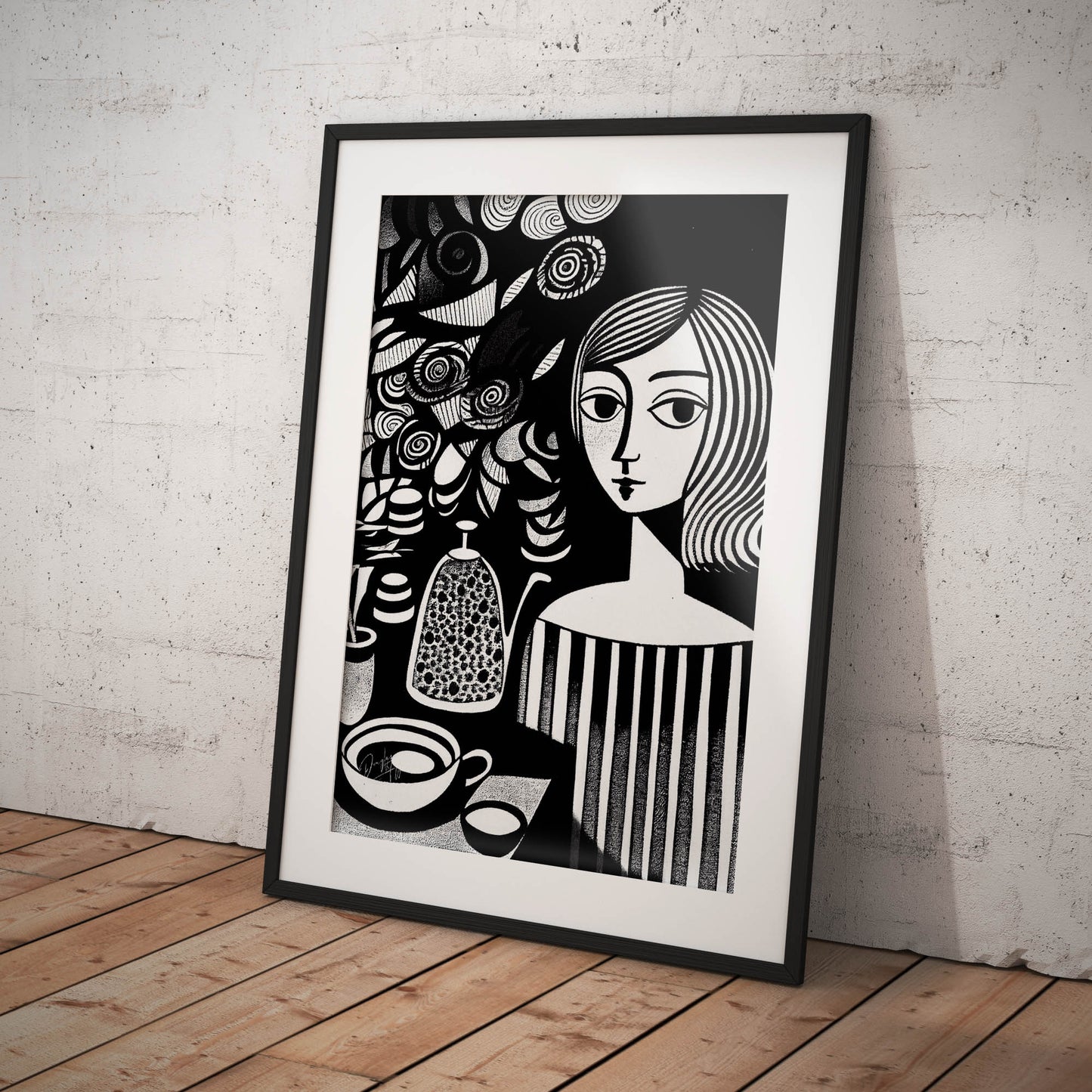 »Angela's Place« retro poster