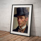 »Fashionable Gent«retro poster