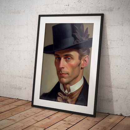 »Fashionable Gent«retro poster