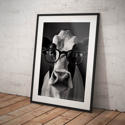 »Cattle Genius« retro poster