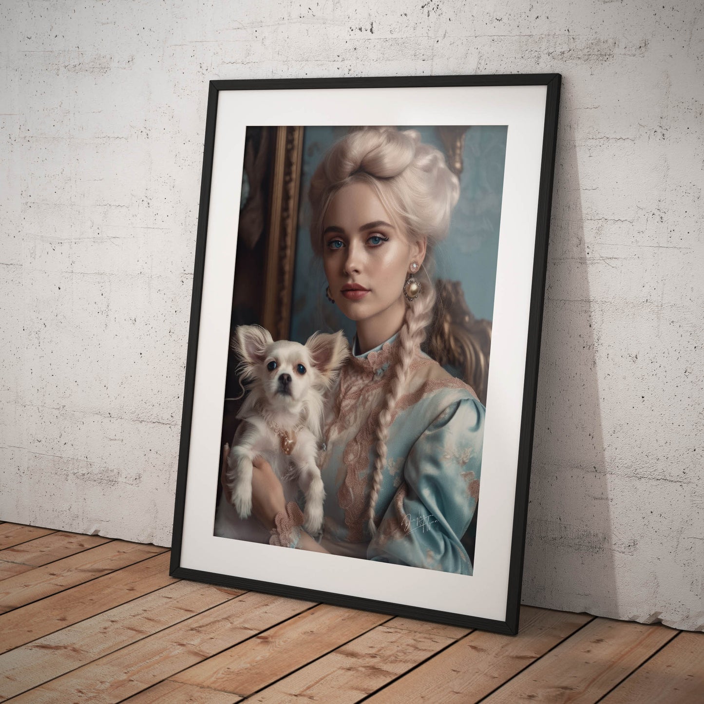 »Elegant Rococo Flair« poster