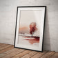»Fiery Horizons« retro poster