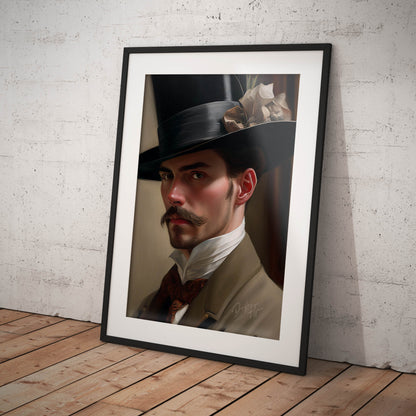 »Hats off to the Gent«retro poster