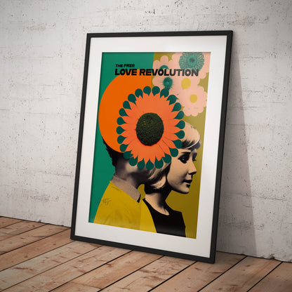 »The Free Love Revolution«retro poster