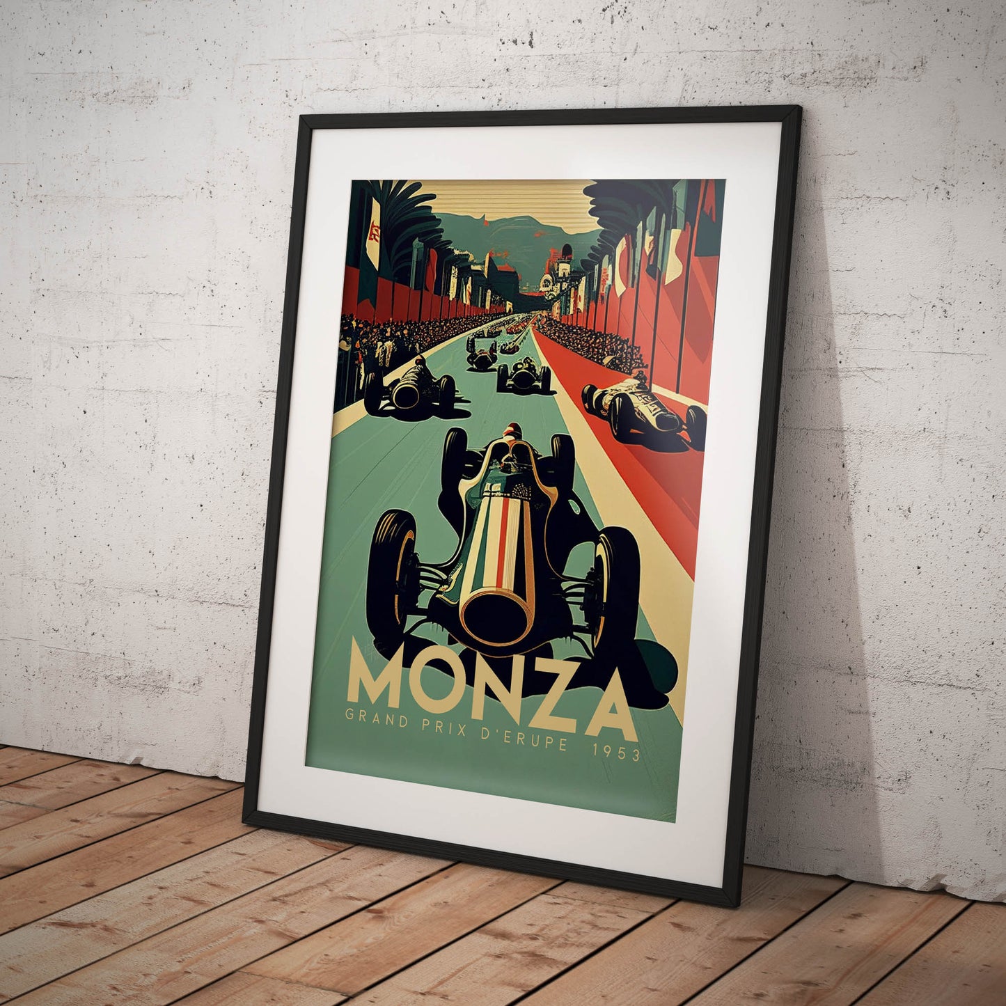 »Heritage Hot Laps« retro poster