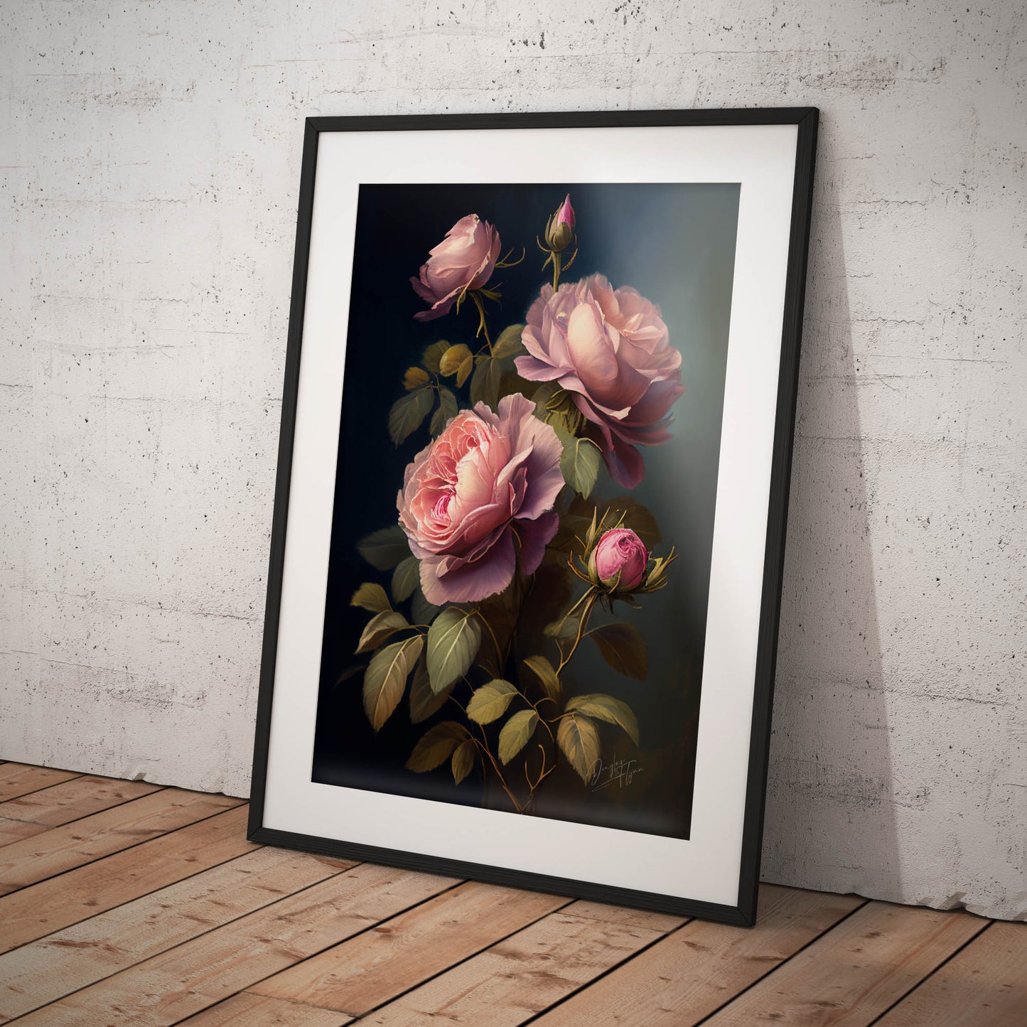 »Gentle Beauty« retro poster
