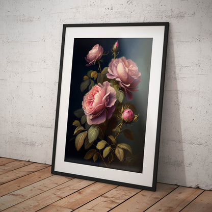 »Gentle Beauty« retro poster