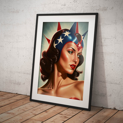 »The Patriot Protector« retro poster
