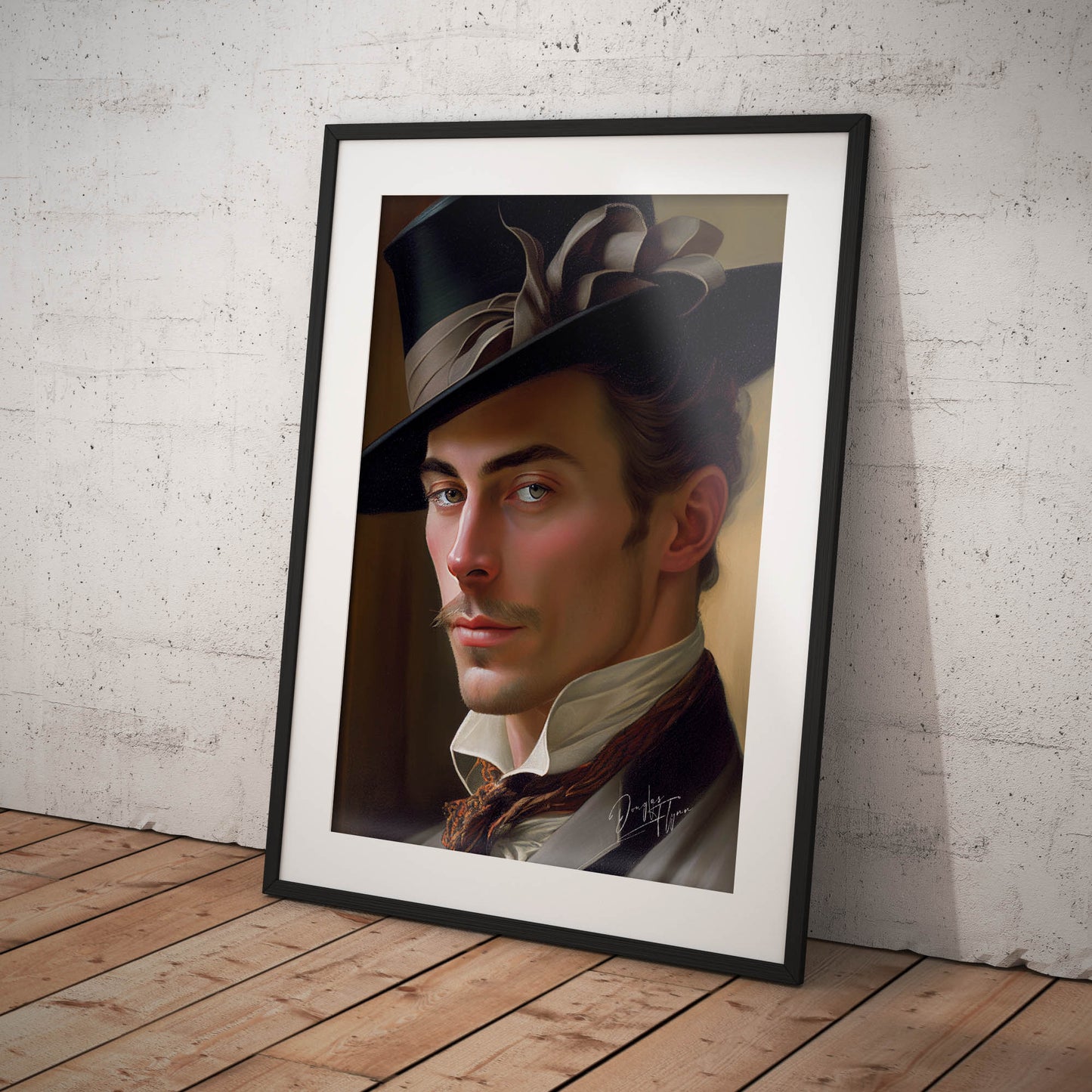 »Hattitude Past«retro poster