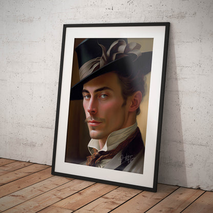 »Hattitude Past«retro poster