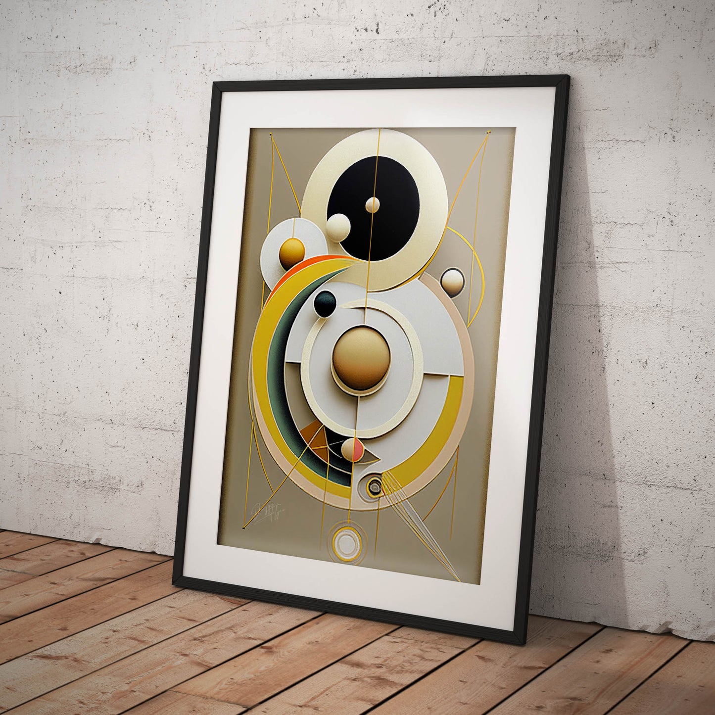 »Linear Life Forms« retro poster