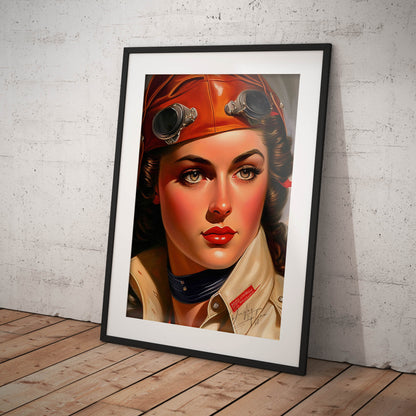 »Lets barrel roll« retro poster