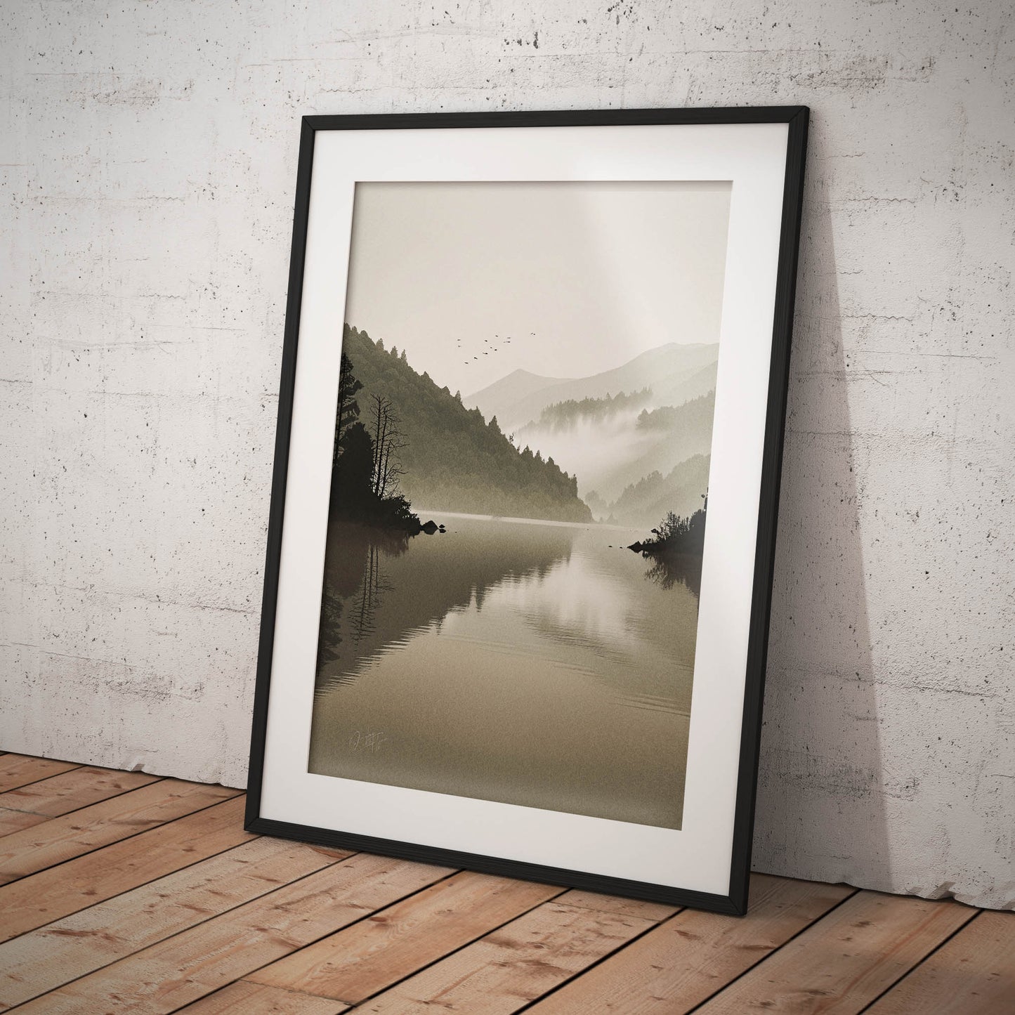 »Lake« designposter