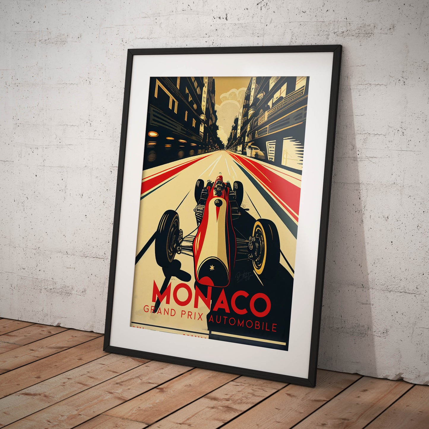 »Kickin' It Old School« retro poster