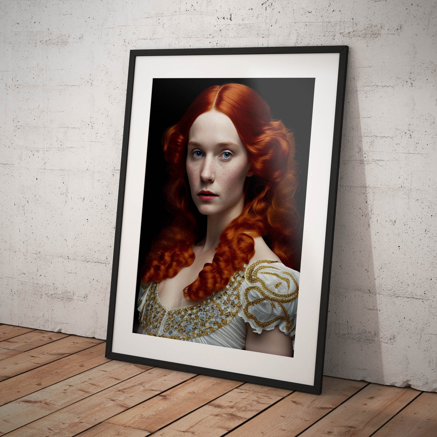 »Grandeur in Gowns« retro poster
