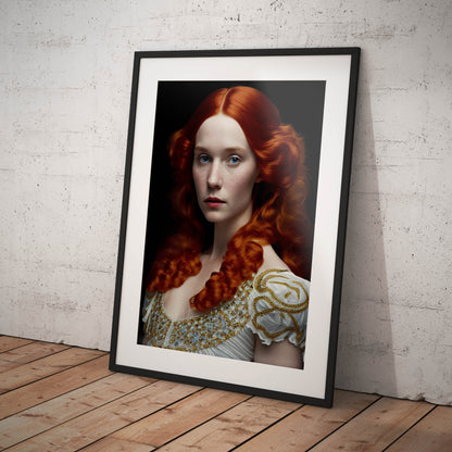 »Grandeur in Gowns« retro poster