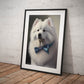 »Samojedhund med rosett«