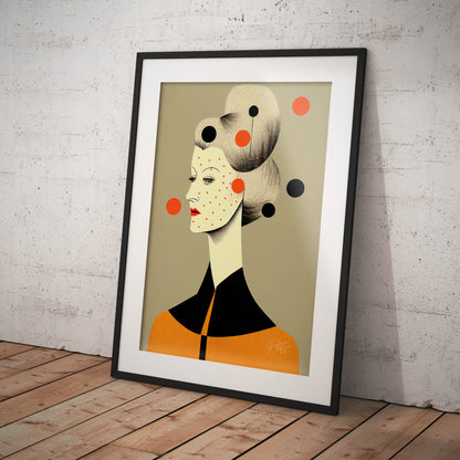 »Face of Sisterly Love« retro poster