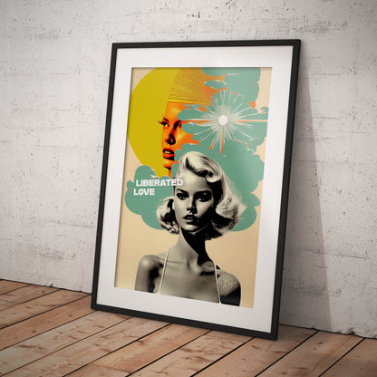 »Liberated Love«retro poster