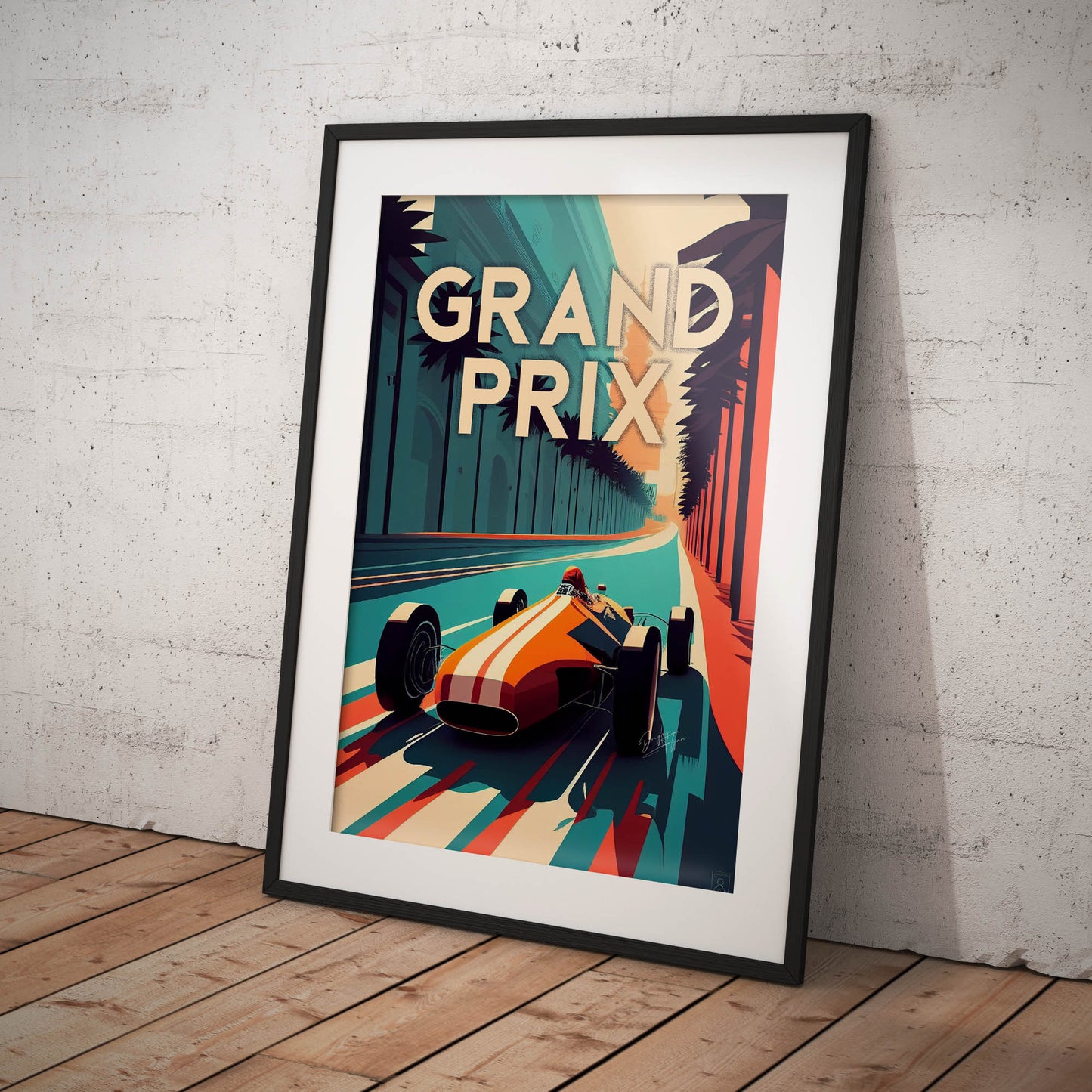 »Legacy Le Mans« retro poster