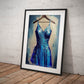 »Oceanic Glimmer Gown«